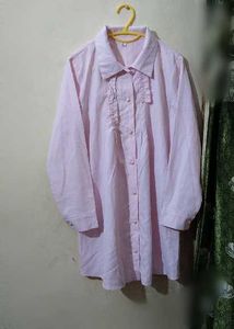 pink long shirt