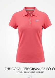 Nike Coral Performance Polo Shirt