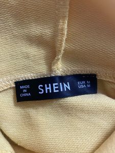 SHEIN drop Shoulder Cropped Hoodie