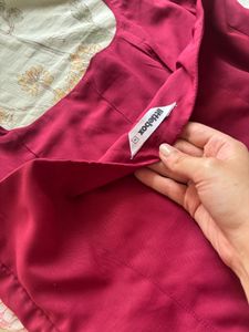 Elegant Maroon Halter Neck Top