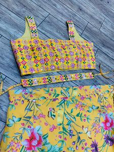 Party Wear Lehenga Saree