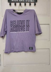 Purple Graphic T-Shirt