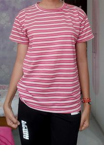 Striped Pink T-Shirt