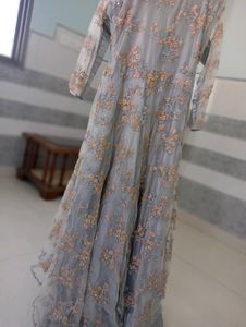 Elegant Floral Pakistani Dress