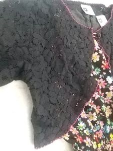 Wonderfull Durable Set Of Shrug And Frock