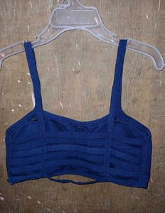White Blue Everyday Bra