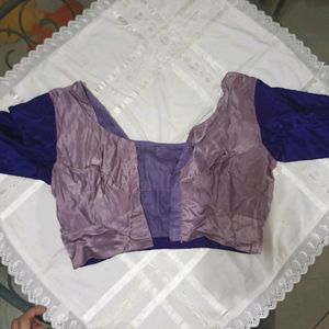 Purple Silk Blouse