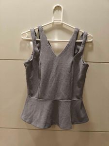 kazo Peplum Top in S
