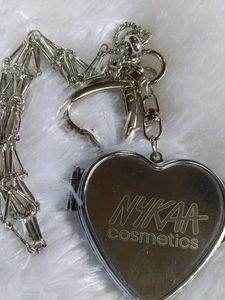 Nykaa Cosmetics Heart Mirror Keychain ♥️💕
