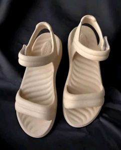 Stylish Beige Platform Sandals