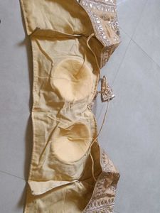 Embellished golden Blouse