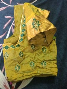 Aari work Silk Blouse