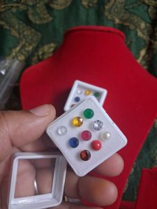 Assorted Gemstone &amp; Pearl Studs Set