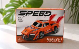 🏁🏎️ SPEED Racing Pull-Back Car Building Blocks