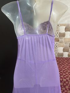 Purple Lace Nightgown