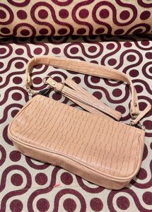 Completely New Crocodile Embossed Shoulder Bag