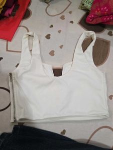 white tank top