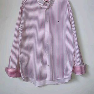 Tommy Hilfiger shirt pink stripe