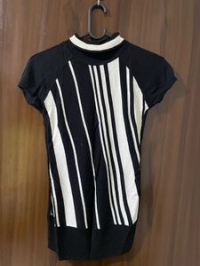 Girls Knit Mock Neck Top