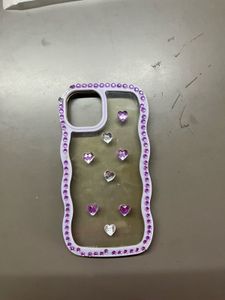 Heart Rhinestone Phone Case