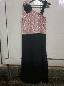 Korean Sequence Midi Bodycon Dress
