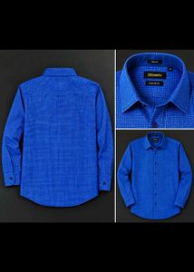 Men's Slim Fit Royal Blue Shirt