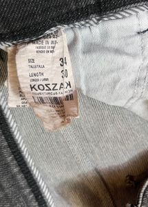 Men's Blue V-Neck T-Shirt &amp; Grey Jeans