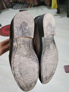 Brown Leather Oxford Shoes
