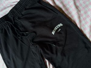 Comfortable Black Wide Leg Sweatpants