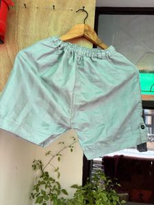Stylish Grey Striped Shorts