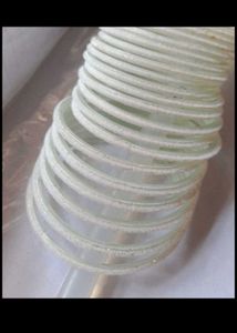Sparkling White Bangles