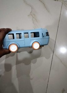 Blue Toy Bus