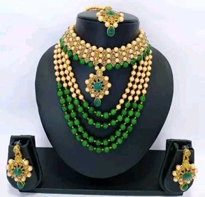 Red piece of Beautiful Necklace set....