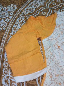 Stylish Yellow and cream colour Kurta