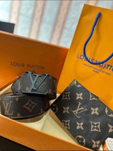 Louis Vuitton Wallet and Belt Set