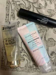Skincare Bundle: Face Wash & Peel Off Mask and fou