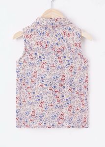 New Beautiful Sleeveless Shirt With Front Knot