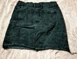 Black Denim Skirt For women
