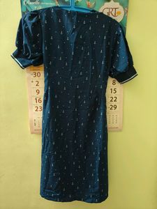 BLUE SINGLE PIECE DRESS