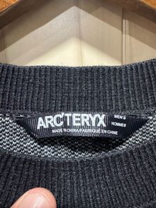 Arc'teryx Skeleton Print Brand Logo Black Sweater