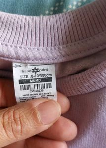 Cute Kitty Cat Lavender Sweatshirt 4-6 years