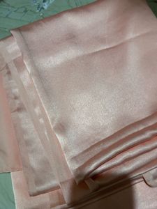 Elegant Peach Silk Saree