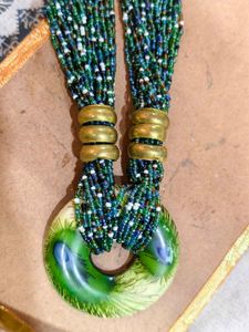 Boho Beaded Statement Necklace