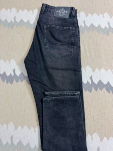 U.S. Polo Denim Men's Black Wash Straight Fit