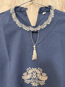 Blue Kurta Set with Dupatta
