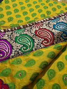 Elegant Yellow Chanderi Saree Perfect For Haldi