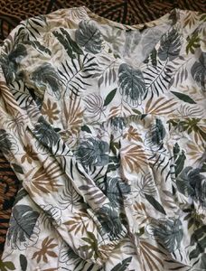 Boho Floral Print Long Sleeve Blouse