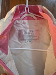 Wolsey Quilted Jacket with Pink Accents