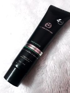 The Man Company Charcoal Tan Removal Face Scrub fo