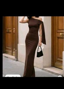 Elegant One-Shoulder Maxi Dress
